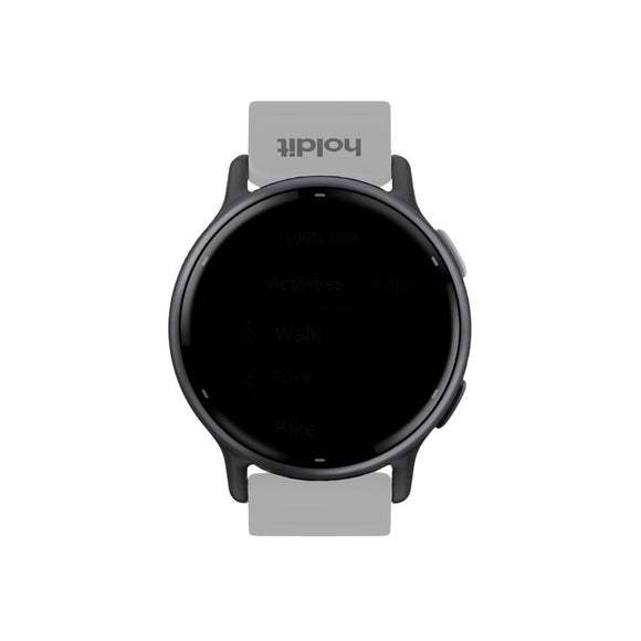Universal Holdit Silikone Rem m. Metalspænde (22mm) - Grå