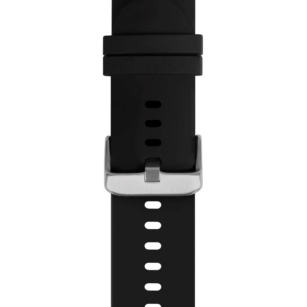 Universal Holdit Silikone Rem m. Metalspænde (22mm) - Sort