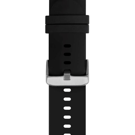 Universal Holdit Silikone Rem m. Metalspænde (22mm) - Sort