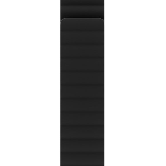 Apple Watch (38/40/SE/41/42mm) Holdit Silicone Magnet Rem - Sort / Grå