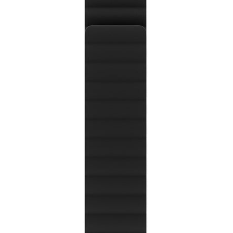 Apple Watch (42/44/SE/45/46/49mm) Holdit Silicone Magnet Rem - Sort / Grå