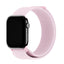 Apple Watch (38/40/SE/41/42mm) Holdit Nylon Rem m. Velcrolukning - Lyserød