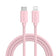 Smartline (3A/27W) USB-C til Lightning Braidy Kabel 2m - Lyserød