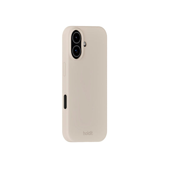 Holdit iPhone 17 Soft Touch Silikone Case - Light Beige
