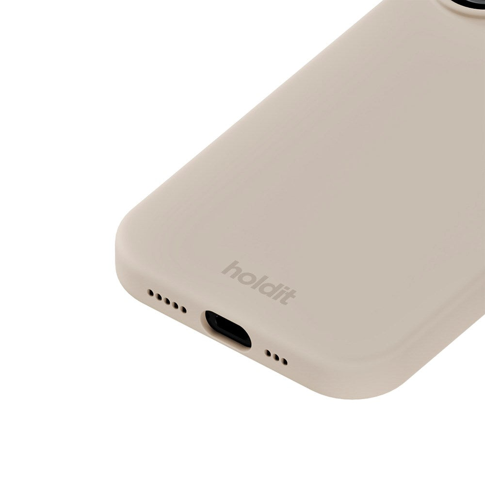 Holdit iPhone 17 Soft Touch Silikone Case - Light Beige