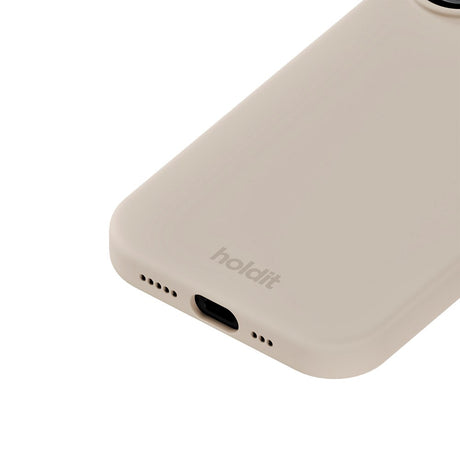 Holdit iPhone 17 Soft Touch Silikone Case - Light Beige