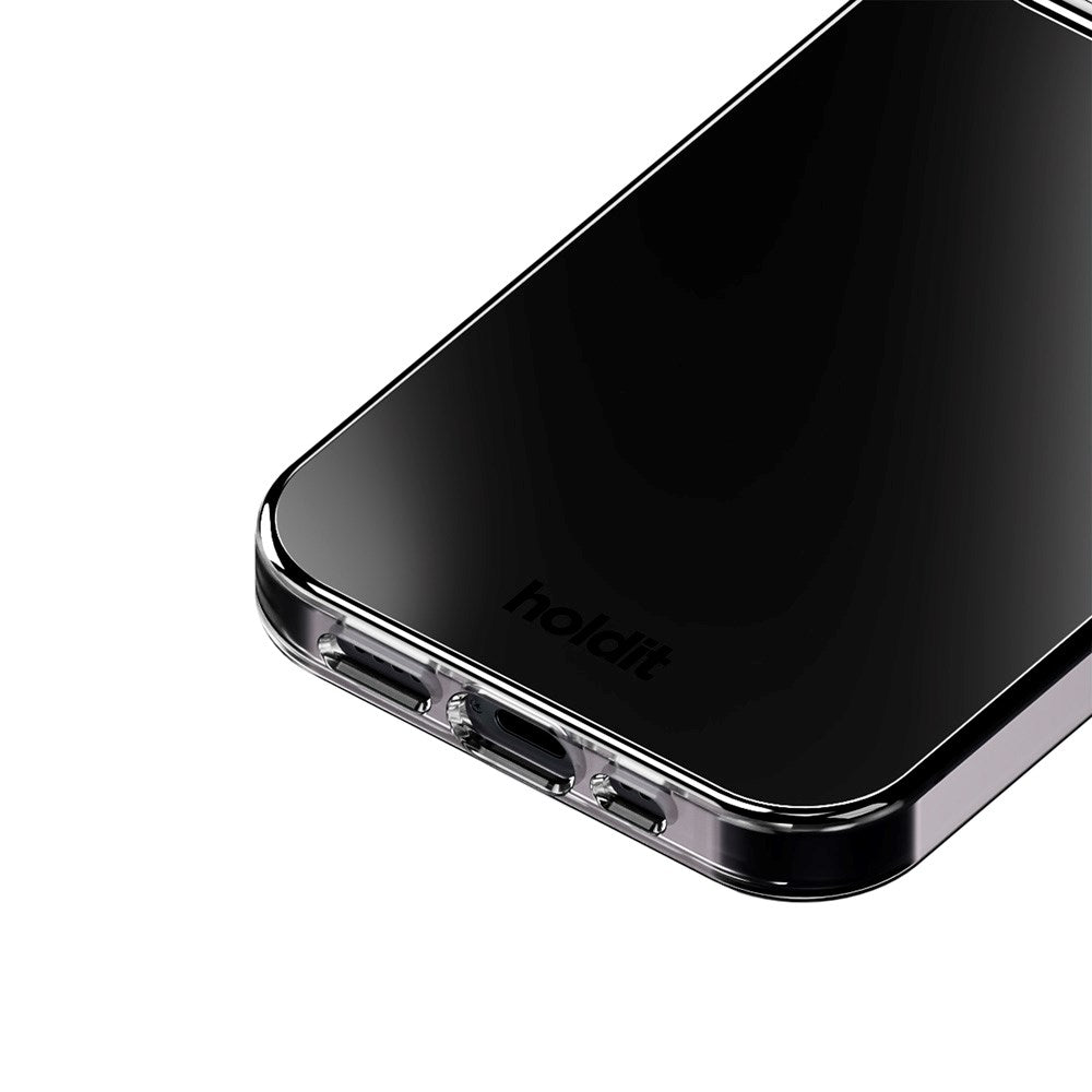 Holdit iPhone 17e / 16e / 15 / 14 / 13 Mirror Case - MagSafe Kompatibel - Sort