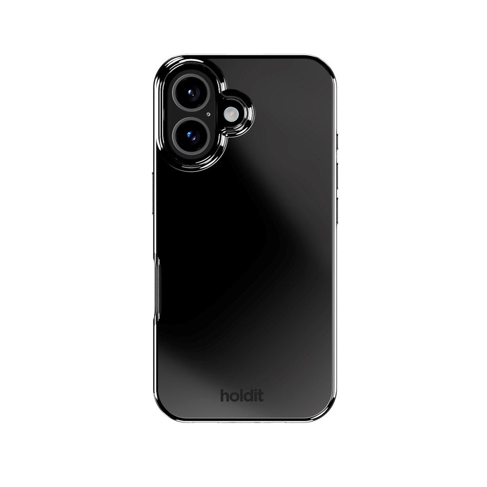 Holdit iPhone 16 Mirror Case - MagSafe Kompatibel - Sort