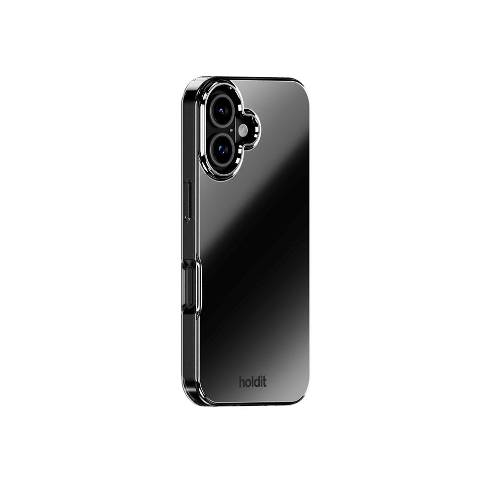 Holdit iPhone 16 Mirror Case - MagSafe Kompatibel - Sort