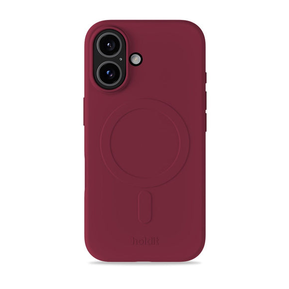 Holdit iPhone 16 Soft MagSafe Case - Red Velvet
