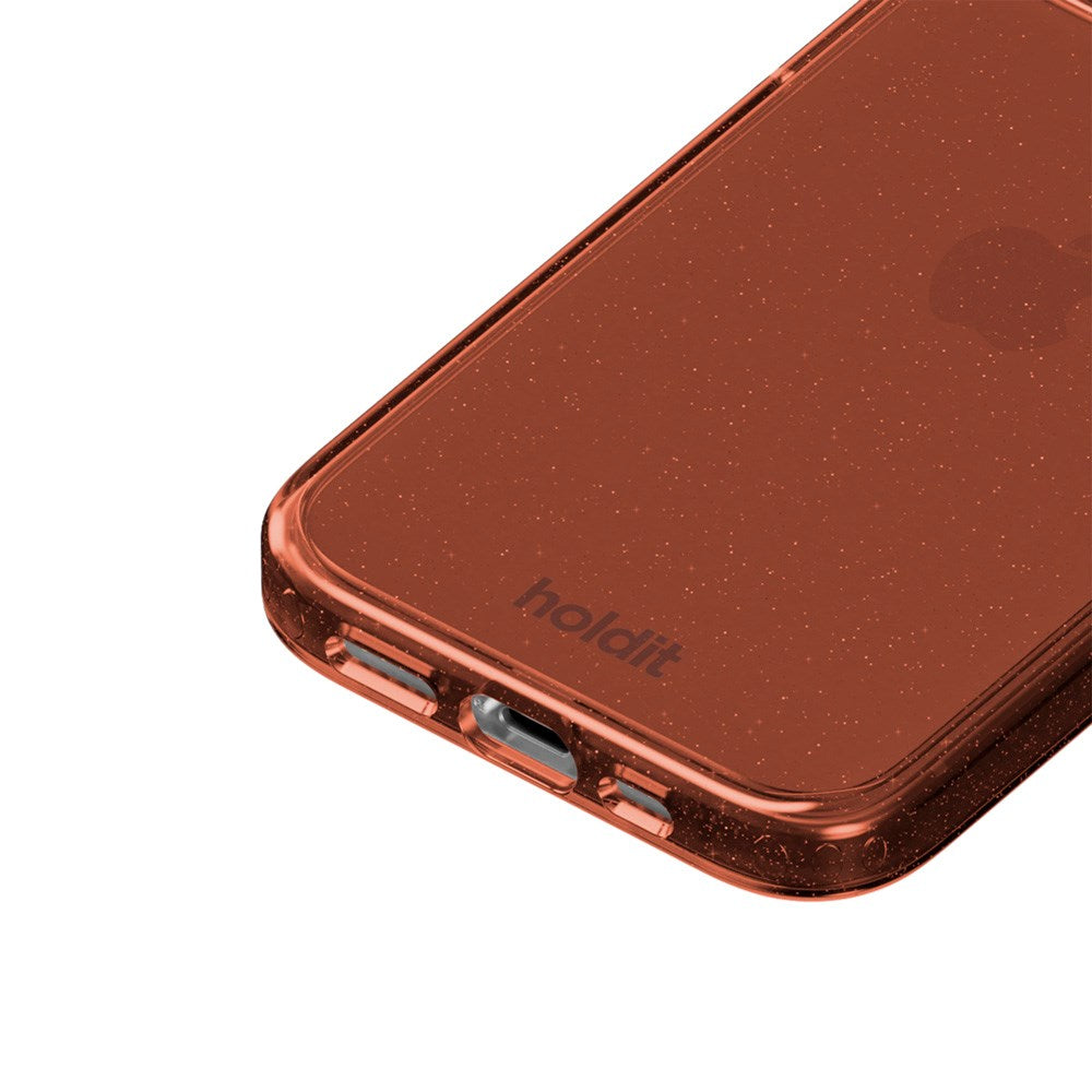 Holdit iPhone 17e / 16e / 15 / 14 / 13 Glitter Case - Amber