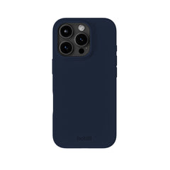 Holdit iPhone 16 Pro Soft Touch Silikone Case - Midnight Blue