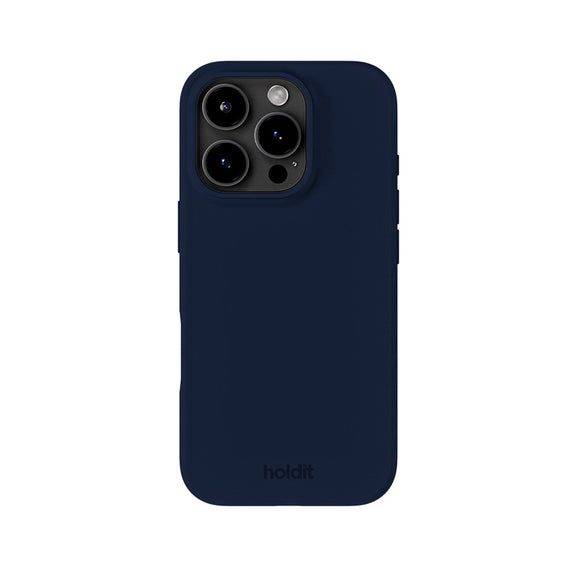Holdit iPhone 16 Pro Max Soft Touch Silikone Case - Midnight Blue