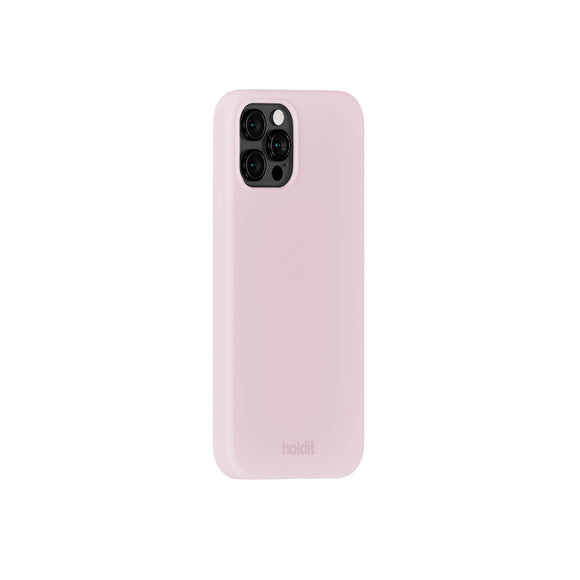 Holdit iPhone 12 / 12 Pro Soft Touch Silikone Case - Pale Pink