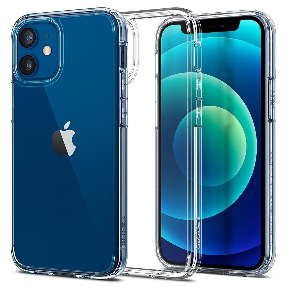 iPhone 12 Mini Spigen Ultra Hybrid Cover - Gennemsigtig