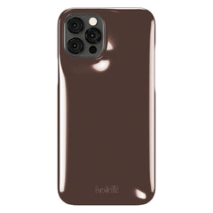 Holdit iPhone 12 / 12 Pro Puffy Case - Chocolate