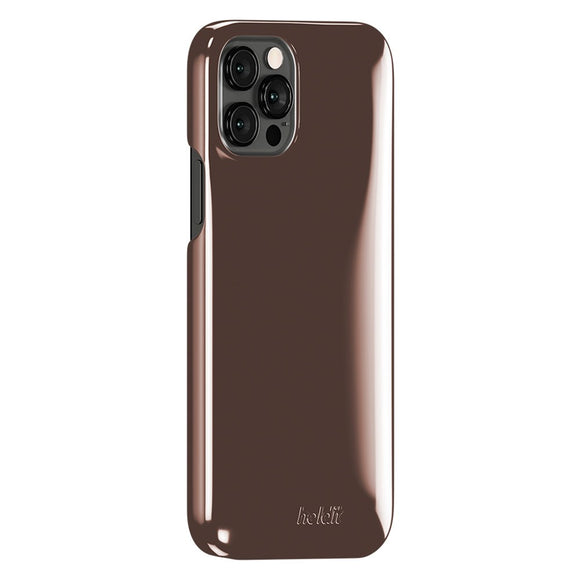 Holdit iPhone 12 / 12 Pro Puffy Case - Chocolate