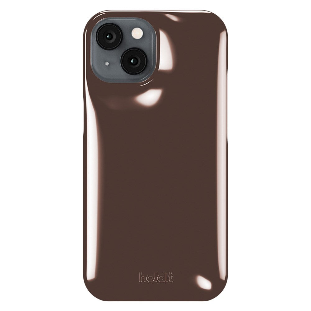 Holdit iPhone 17e / 16e / 15 / 14 / 13 Puffy Case - Chocolate