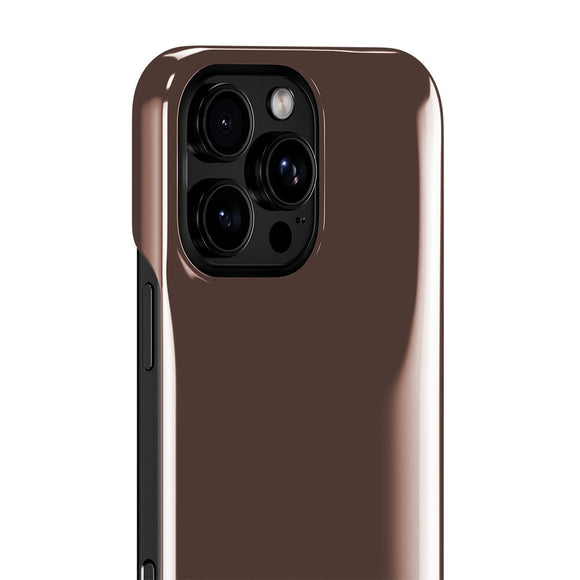 Holdit iPhone 16 Pro Max Puffy Case - Chocolate