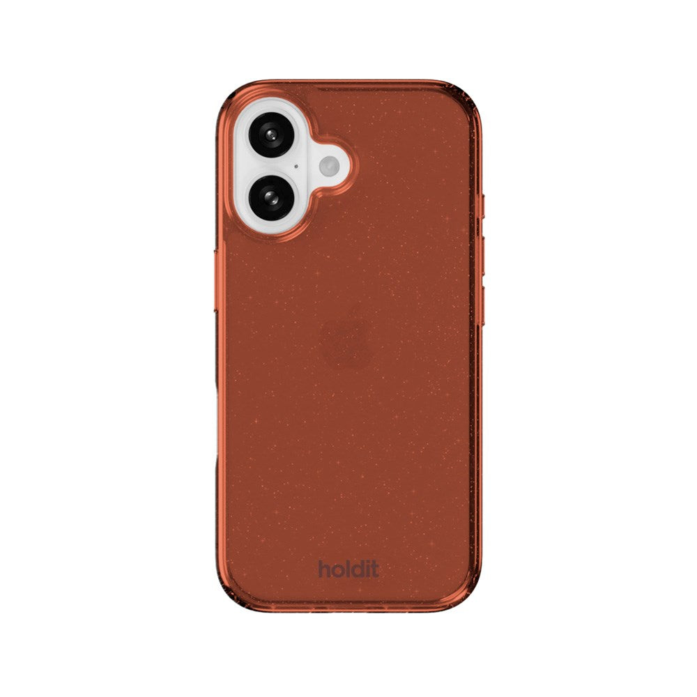 Holdit iPhone 16 Glitter Case - Amber