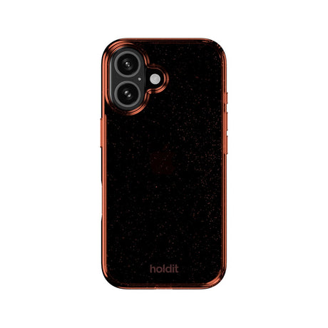 Holdit iPhone 16 Glitter Case - Amber
