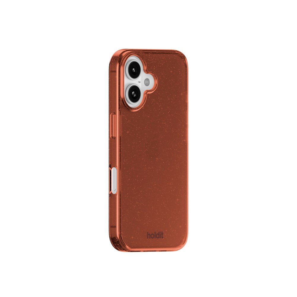 Holdit iPhone 16 Glitter Case - Amber