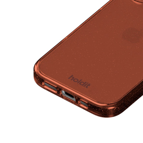 Holdit iPhone 16 Glitter Case - Amber