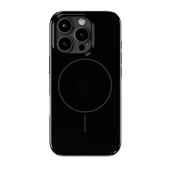 Holdit iPhone 16 Pro Mono Case - MagSafe Kompatibel - Black / Gray
