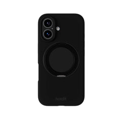 iPhone 16 Holdit Silikone Stand Case - Black