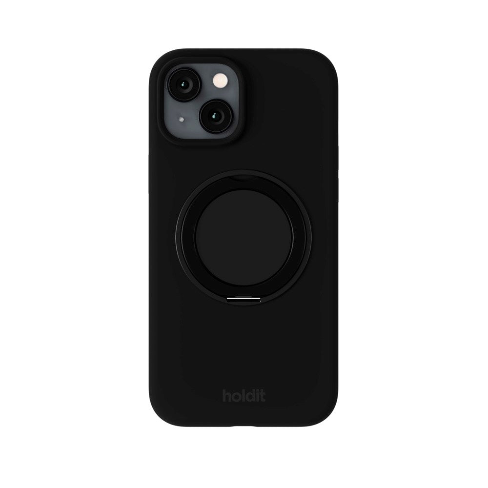 iPhone 17e / 16e / 15 Holdit Silikone Stand Case - Black