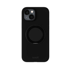 iPhone 16e / 15 Holdit Silikone Stand Case - Black