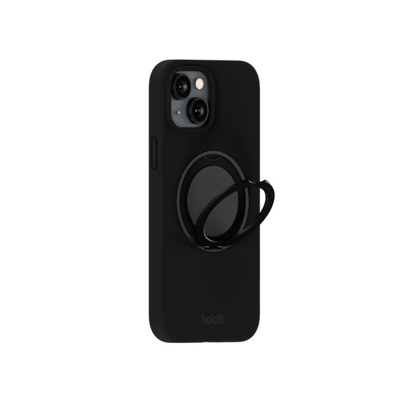 iPhone 17e / 16e / 15 Holdit Silikone Stand Case - Black