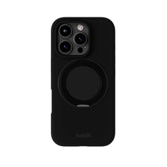 iPhone 16 Pro Holdit Silikone Stand Case - Black