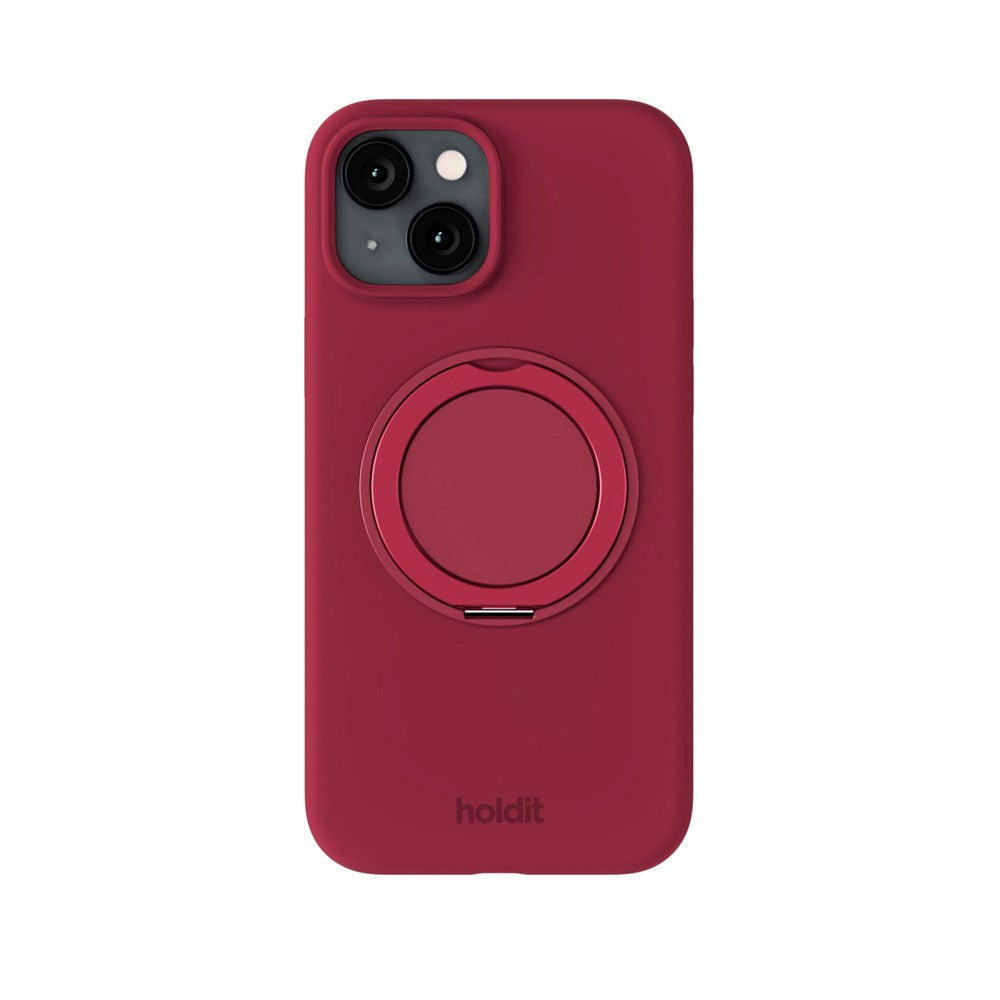 iPhone 17e / 16e / 15 Holdit Silikone Stand Case - Red Velvet