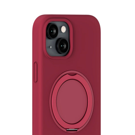 iPhone 17e / 16e / 15 Holdit Silikone Stand Case - Red Velvet