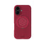 iPhone 16 Holdit Silikone Stand Case - Red Velvet