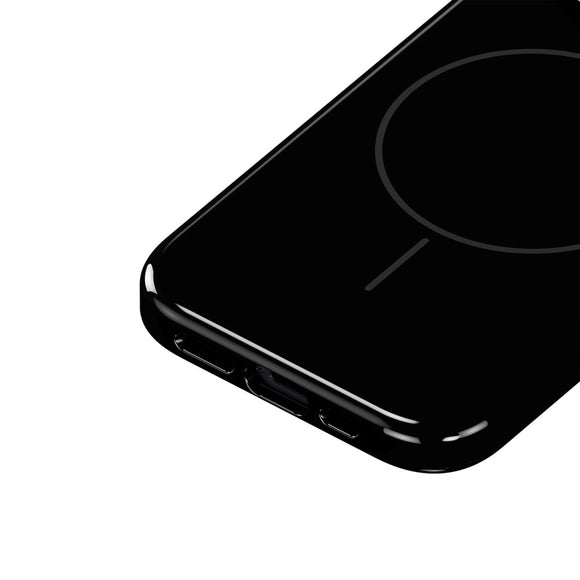Holdit iPhone 17e / 16e / 15 / 14 / 13 Mono Case - MagSafe Kompatibel - Black / Gray