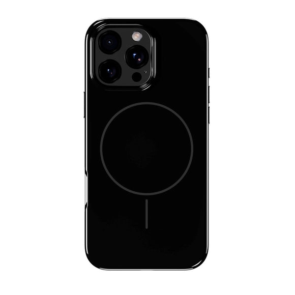 Holdit iPhone 16 Pro Max Mono Case - MagSafe Kompatibel - Black / Gray