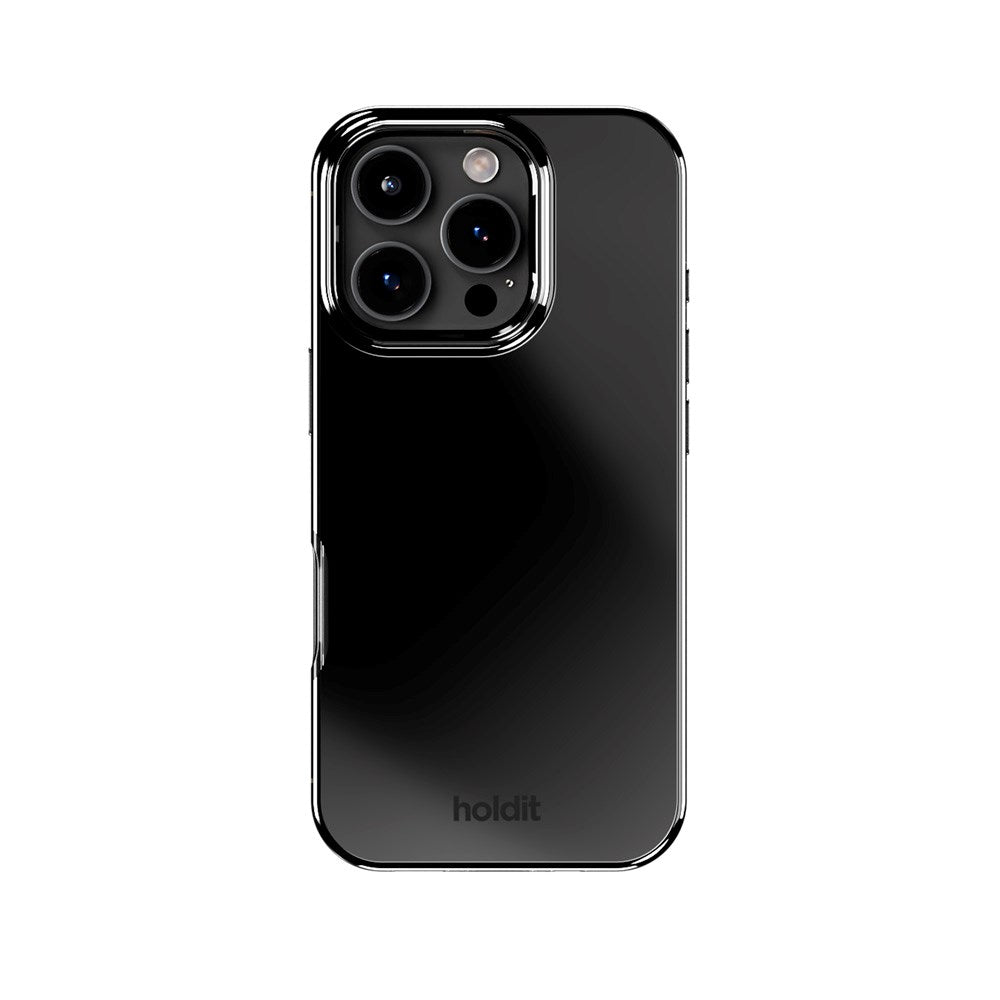 Holdit iPhone 16 Pro Mirror Case - MagSafe Kompatibel - Sort