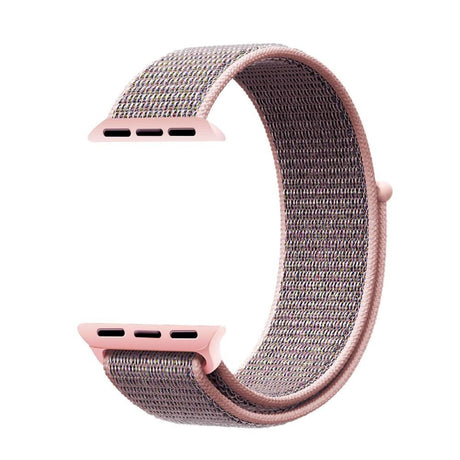 Apple Watch (38/40/SE/41/42mm) Nylon Rem fra Tech-Protect -  Lyserød