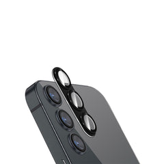 Samsung Galaxy S24 Holdit Beskyttelsesglas til Kameralinse - Case-Friendly - Sort