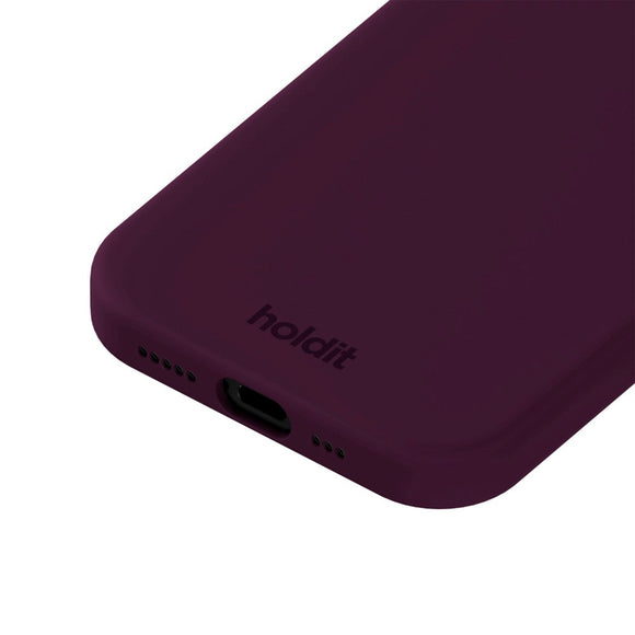 Holdit iPhone 17 Soft Touch Silikone Case - Deep Plum
