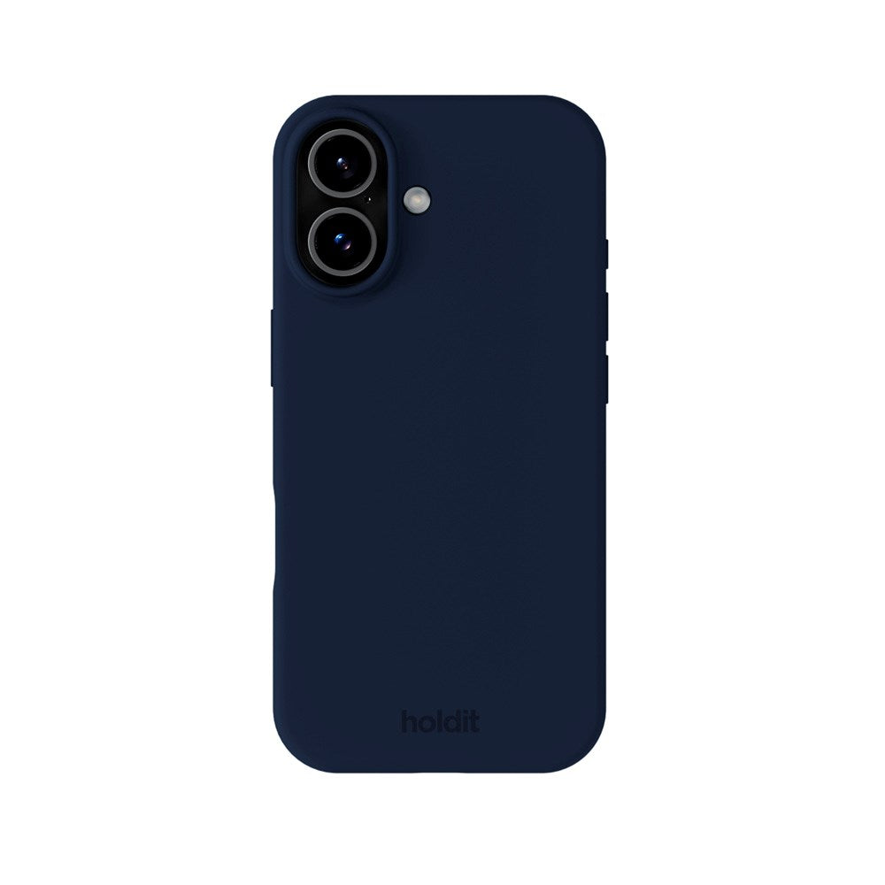 Holdit iPhone 17 Soft Touch Silikone Case - Midnight Blue