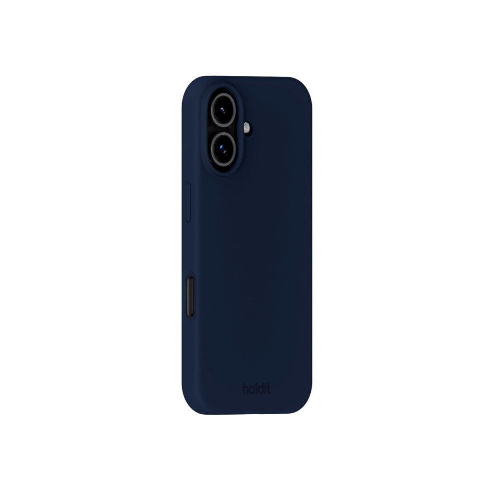 Holdit iPhone 17 Soft Touch Silikone Case - Midnight Blue