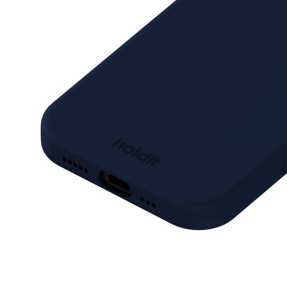 Holdit iPhone 17 Soft Touch Silikone Case - Midnight Blue