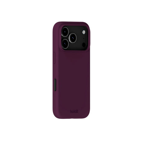 Holdit iPhone 17 Pro Soft Touch Silikone Case - Deep Plum