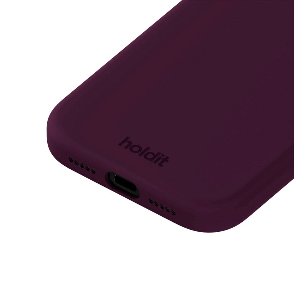 Holdit iPhone 17 Pro Soft Touch Silikone Case - Deep Plum