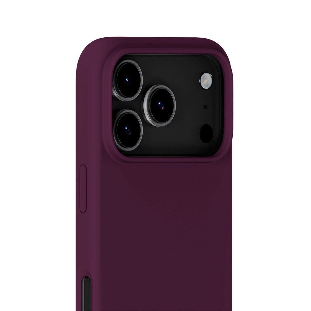 Holdit iPhone 17 Pro Soft Touch Silikone Case - Deep Plum
