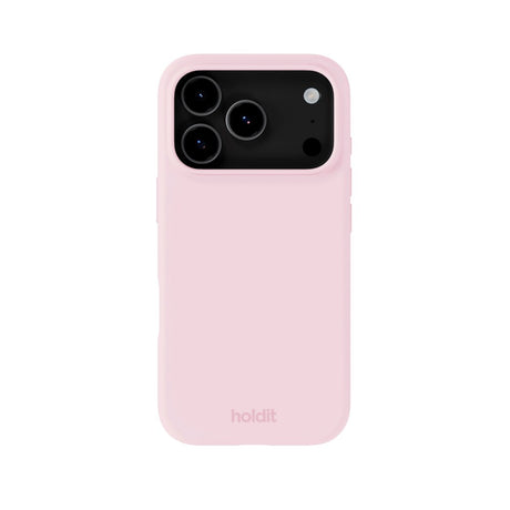 Holdit iPhone 17 Pro Soft Touch Silikone Case - Pale Pink