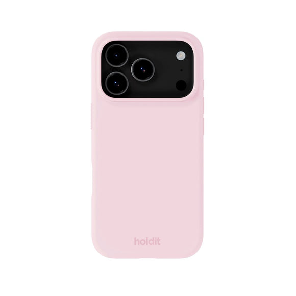 Holdit iPhone 17 Pro Soft Touch Silikone Case - Pale Pink